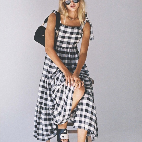 Princess Polly Rae MIDI Dress Black - Picture 8 of 11